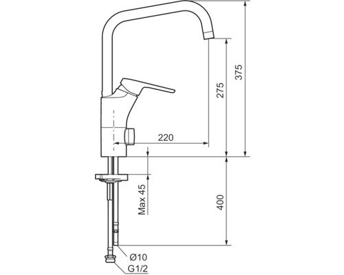 Kitchen mixer Siljan single-lever Fmm