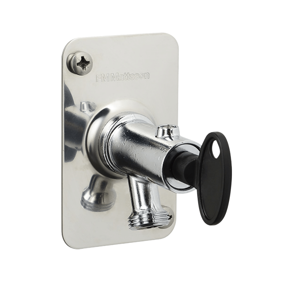 Vattenutkastare med installation